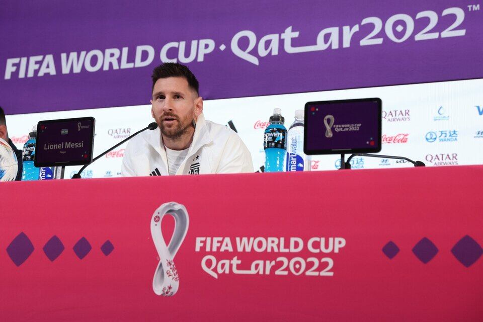 Lionel Messi habló en conferencia antes del debut.