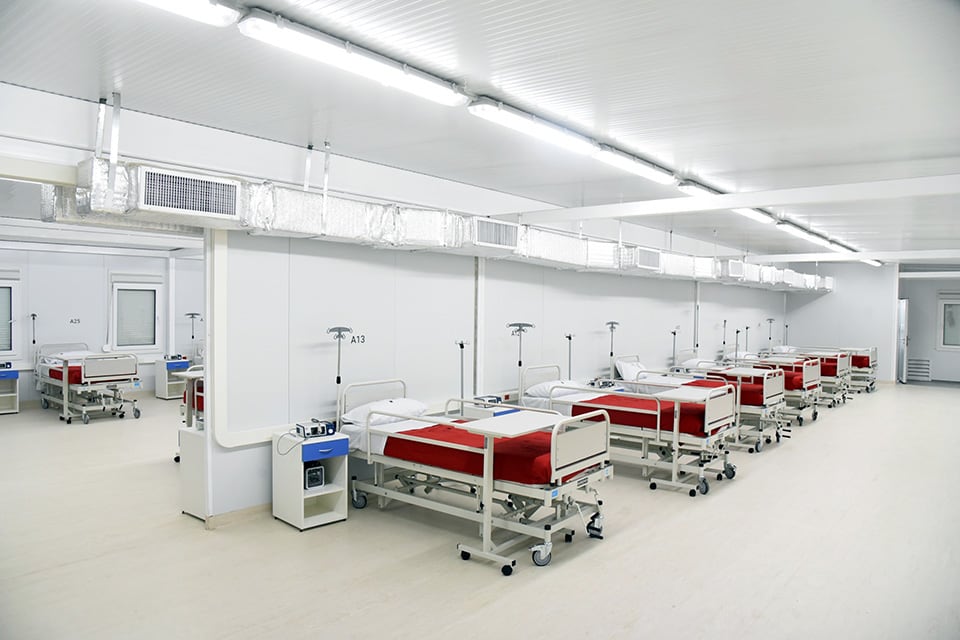 Se construyó en tiempo record el Hospital Modular en Granadero Baigorria.