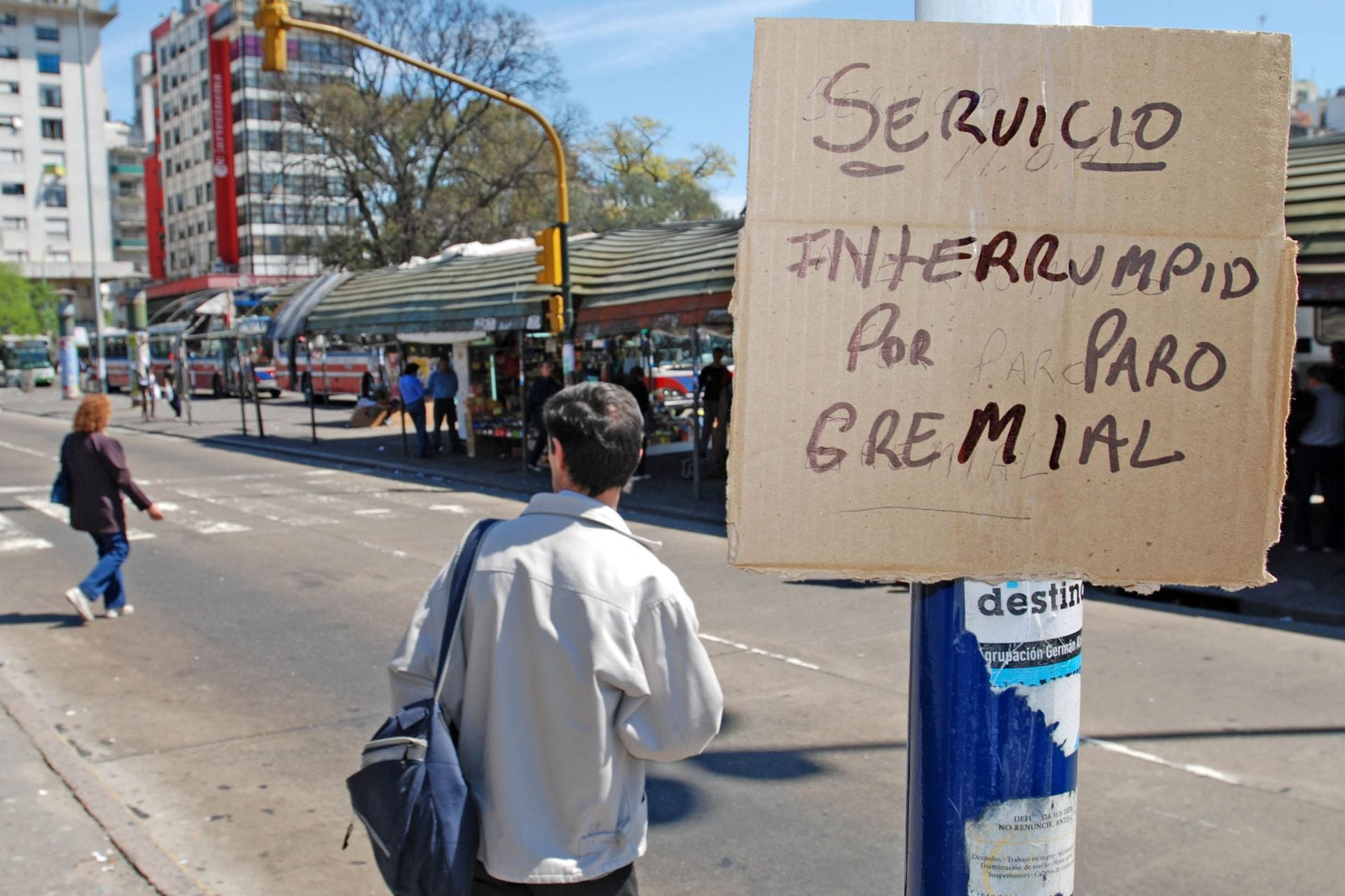 Posible paro de colectivos en el Amba