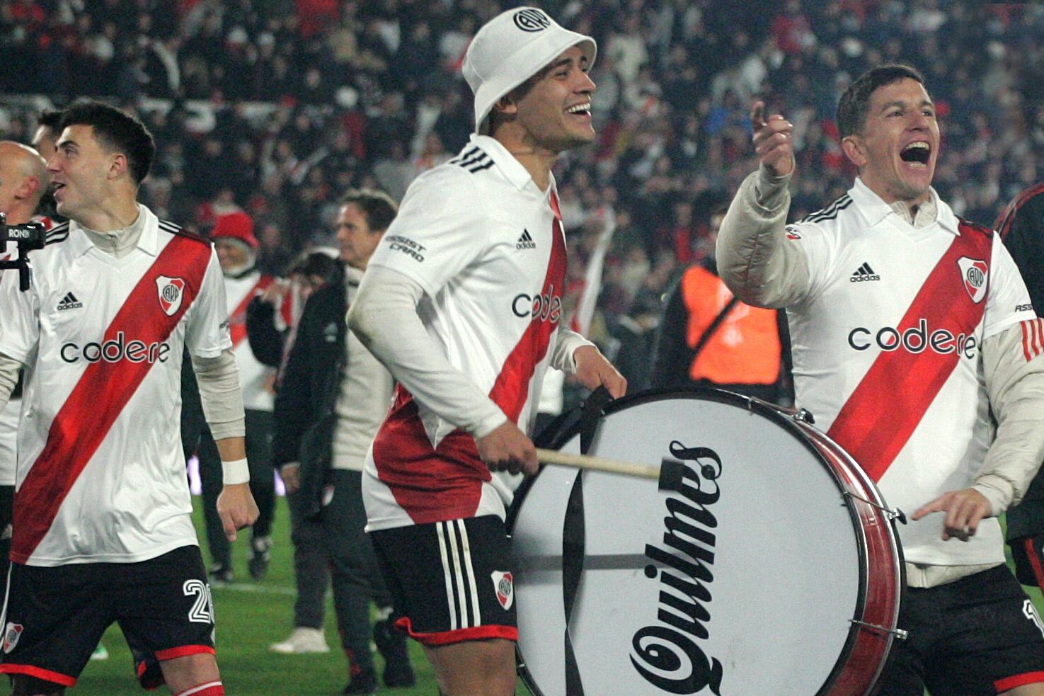 El festejo de River tras la obtención de la Liga Profesional