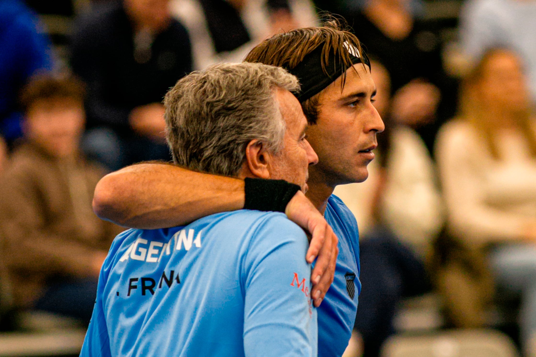 Frana y Etcheverry, juntos en la Davis contra Noruega.