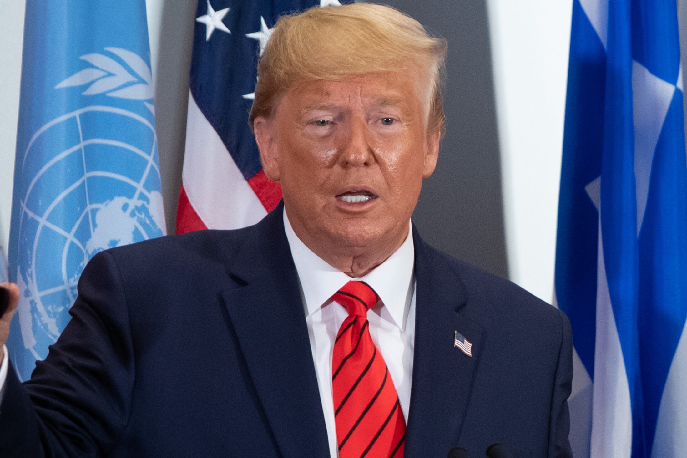 Trump recordó su "preocupación" por Venezuela y criticó a China.