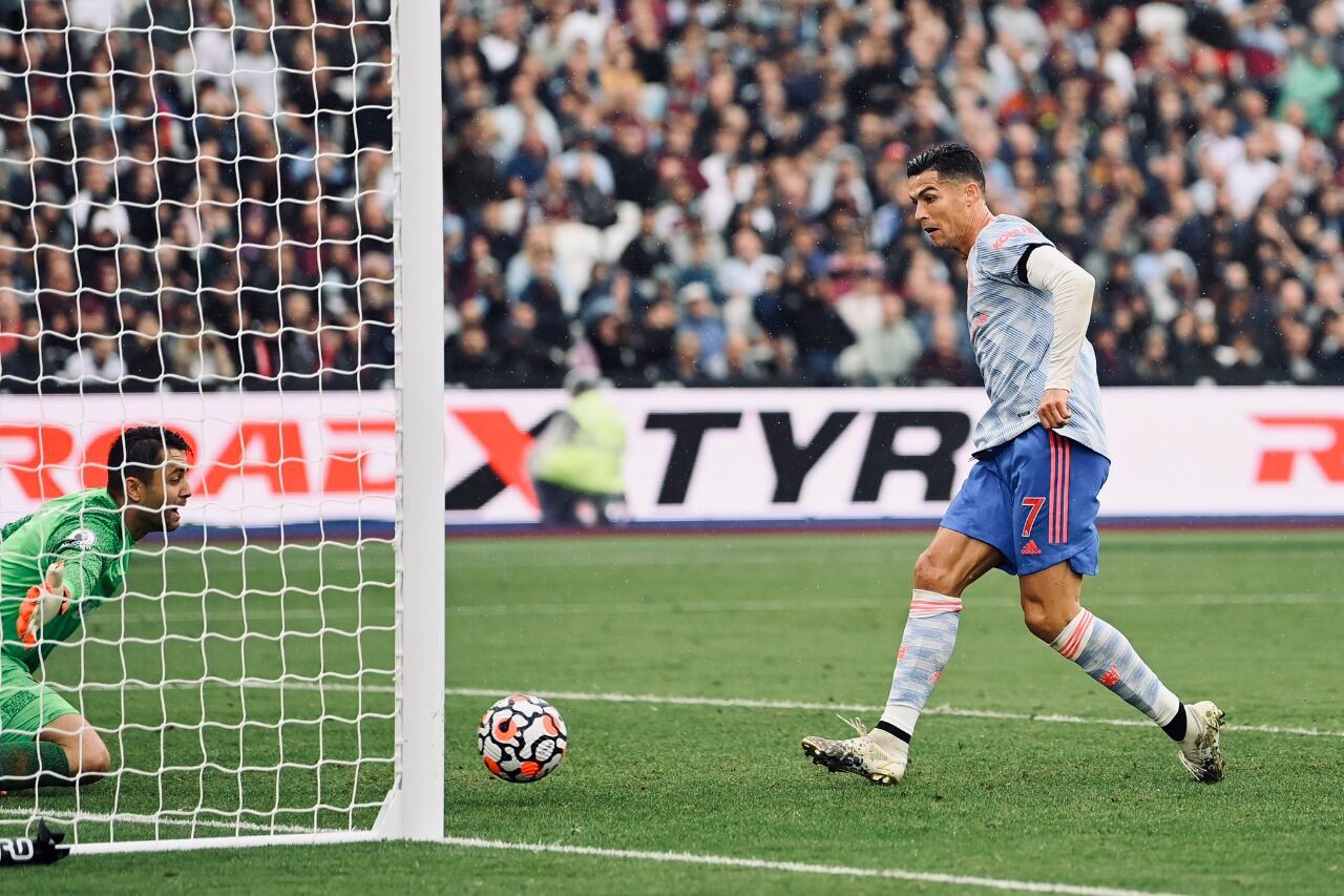 Cristiano la empuja para el 1-1 parcial