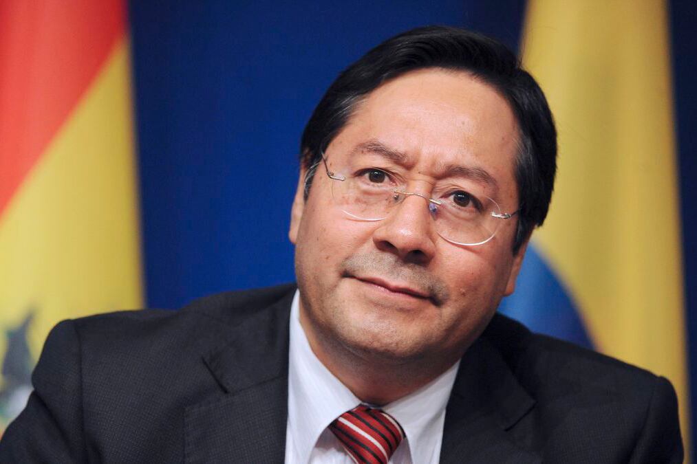 Luis Arce, presidente de Bolivia. 