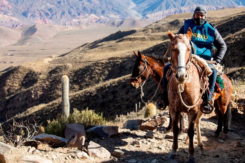 El Correo lleva urnas hasta en mula.