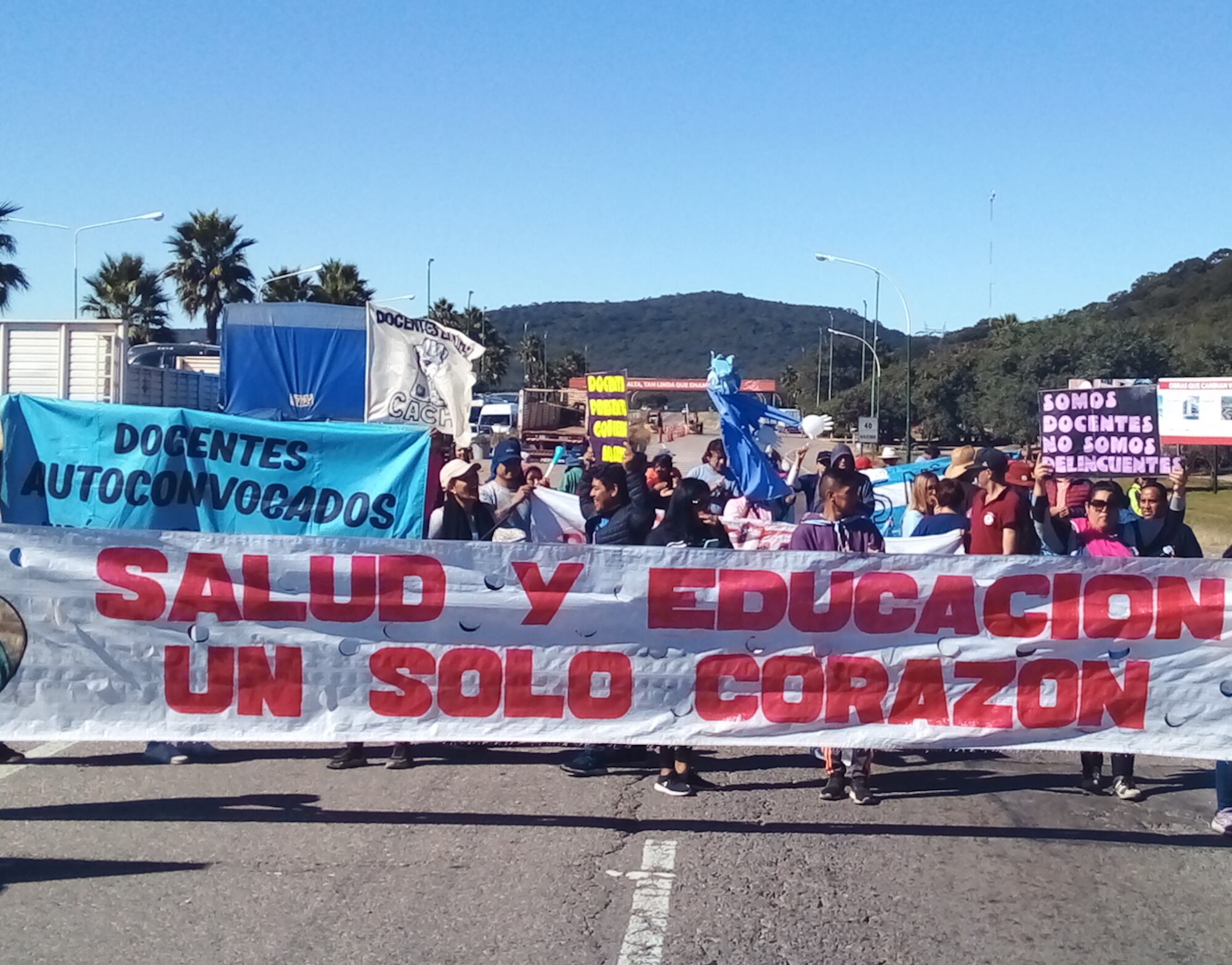 En los cortes intermitentes de ayer en Aunor.