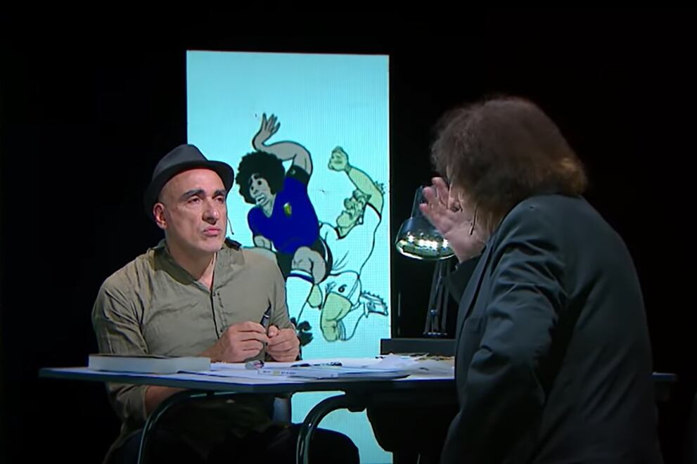 Rep y Alejandro Dolina en "Diego, nacido para molestar"