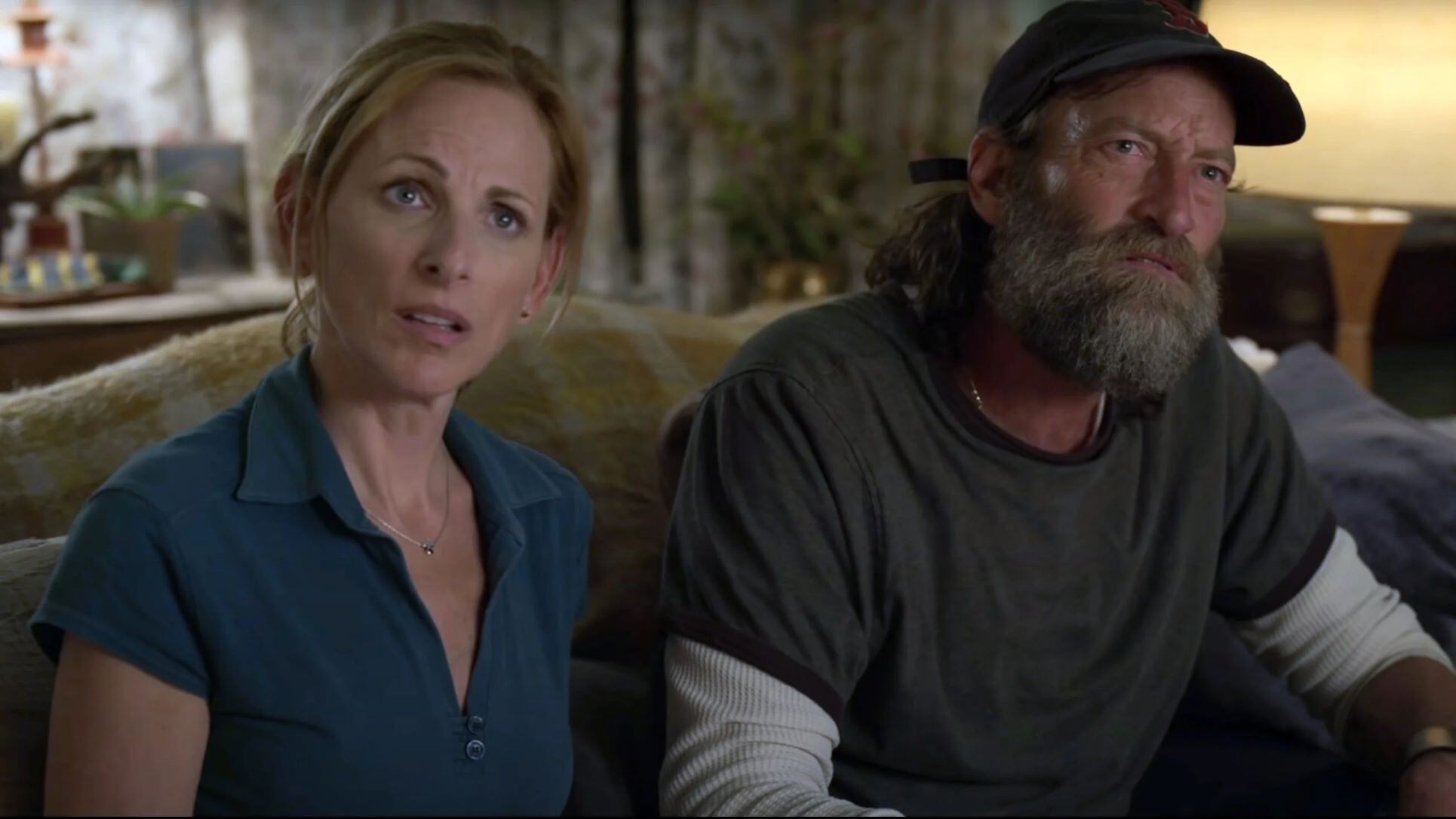 Marlee Matlin con Troy Kotsur, ambos actores sordomudos. 