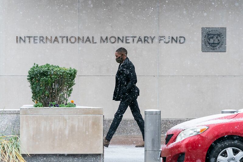 Fachada del Fondo Monetario Internacional / Cory Hancock, FMI