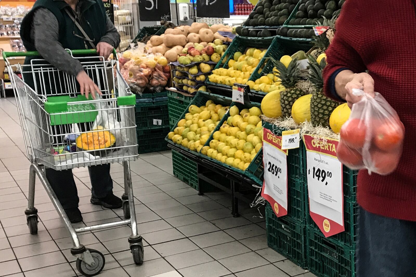 Los supermercados anotaron una caída de ventas del 0,9 por ciento en junio.
