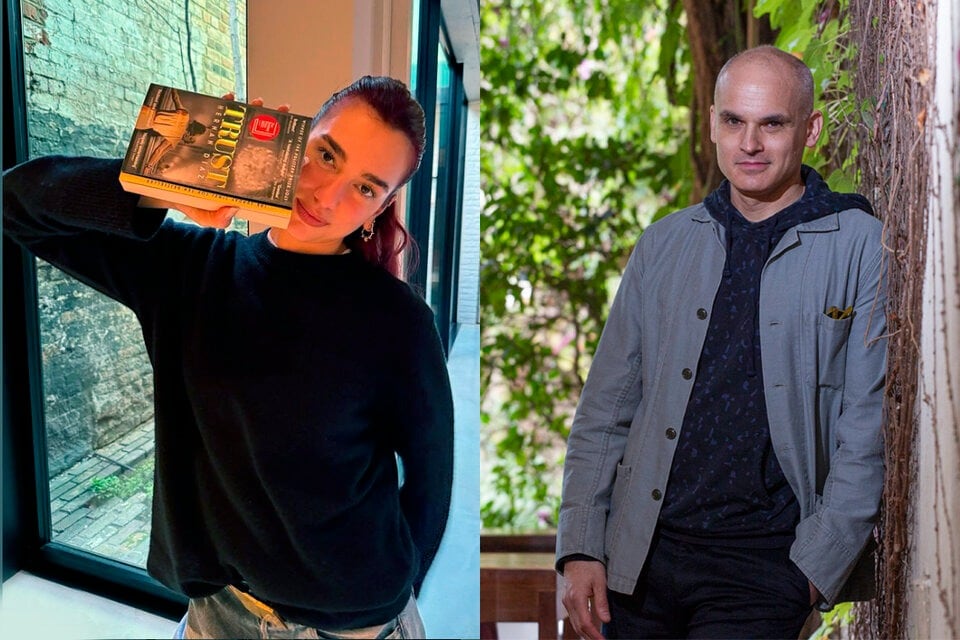 Dua Lipa elogió la novela "Fortuna" del escritor argentino Hernán Díaz.