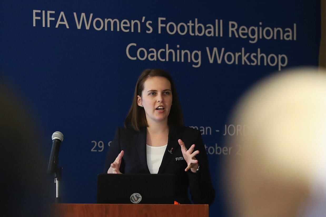 Arijana Demirovic, directora de Desarrollo del Fútbol Femenino de la FIFA.
