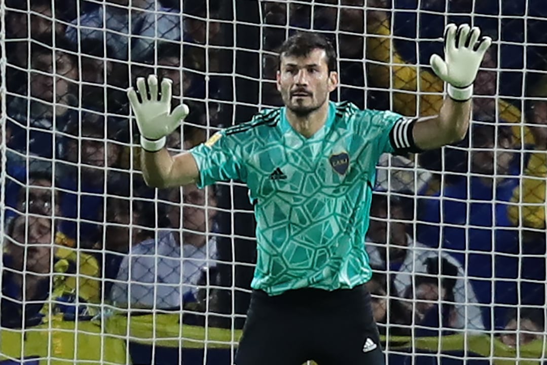 Javier García, arquero suplente de Boca.