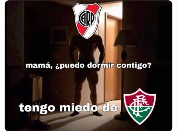 Los memes de la goleada de Fluminense a River.