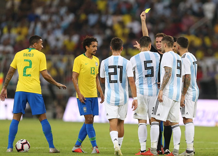 El último Argentina-Brasil (amistoso) se jugó en Arabia Saudita en octubre de 2018 y fue victoria para el equipo de Tite por 1-0. 