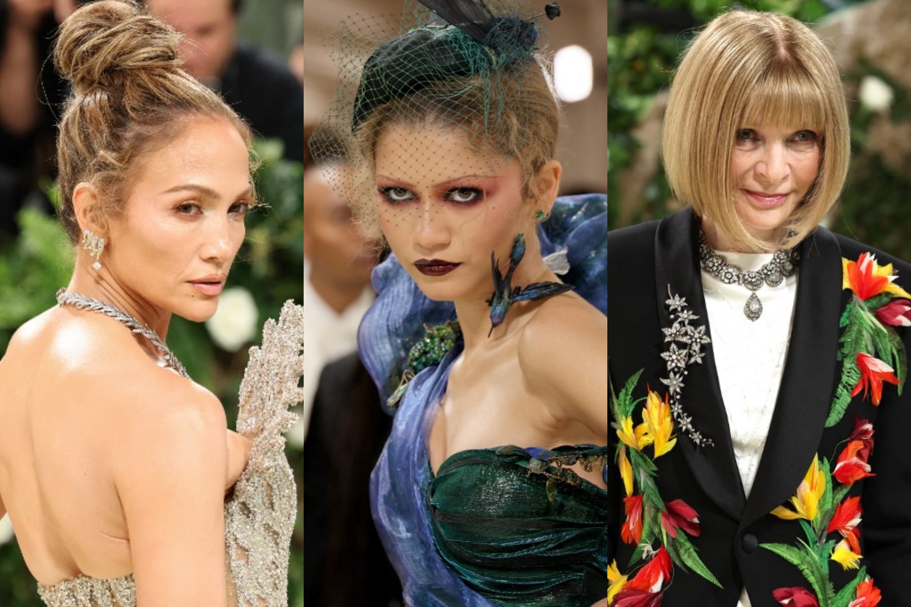 Una nueva alfombra blanca con detalles verdes, relacionada al código de vestimenta "El Jardín del Tiempo"