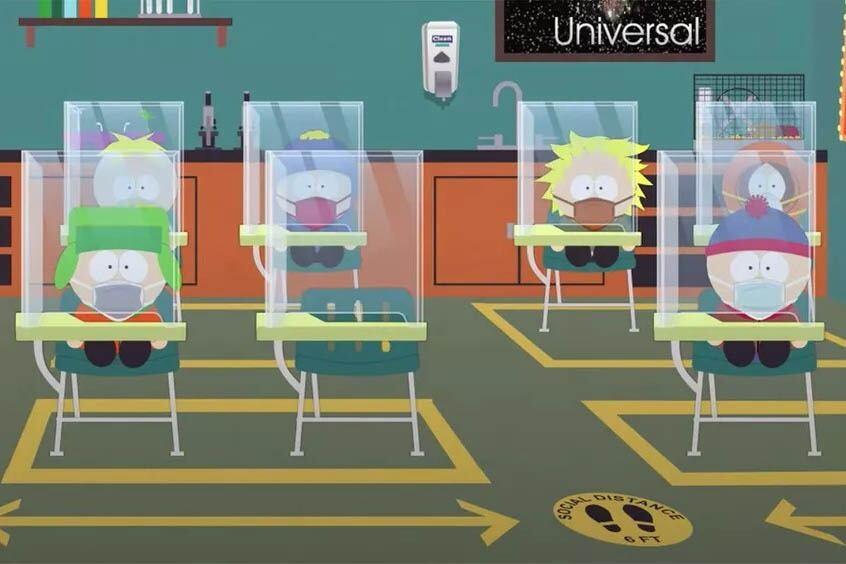 La escuela de South Park, reflejo de estos tiempos.