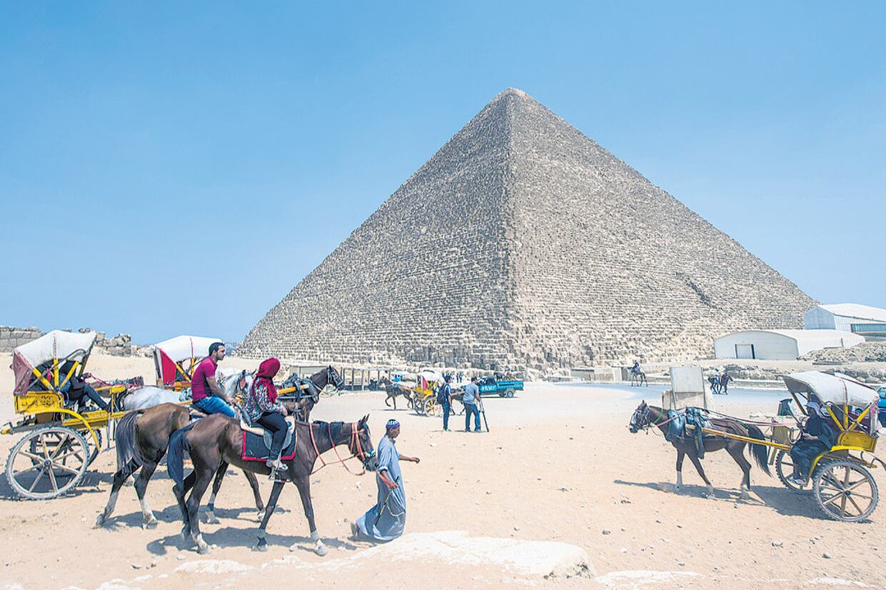 El gran vacío denominaron a la cámara que se encuentra debajo del centro de la pirámide de Keops.