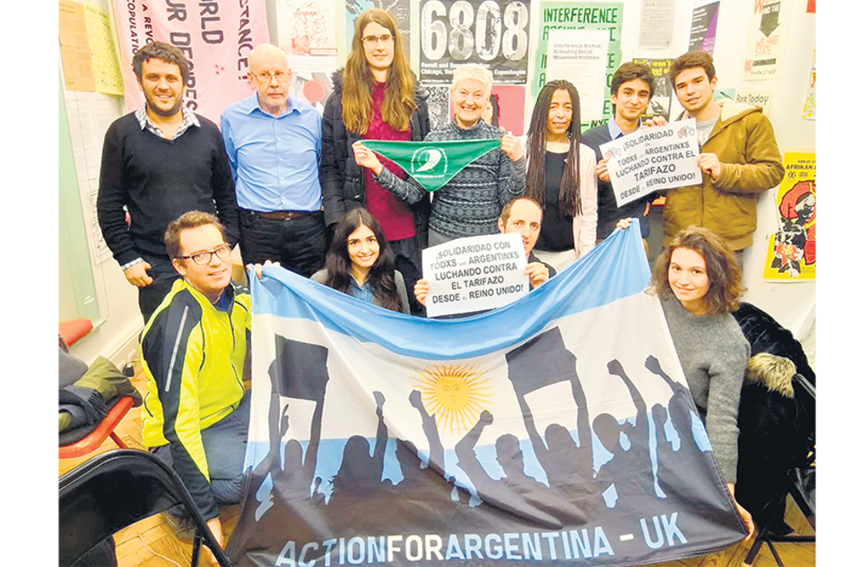 “No es la primera vez que nos pasa”, señalaron los integrantes de Action for Argentina UK.