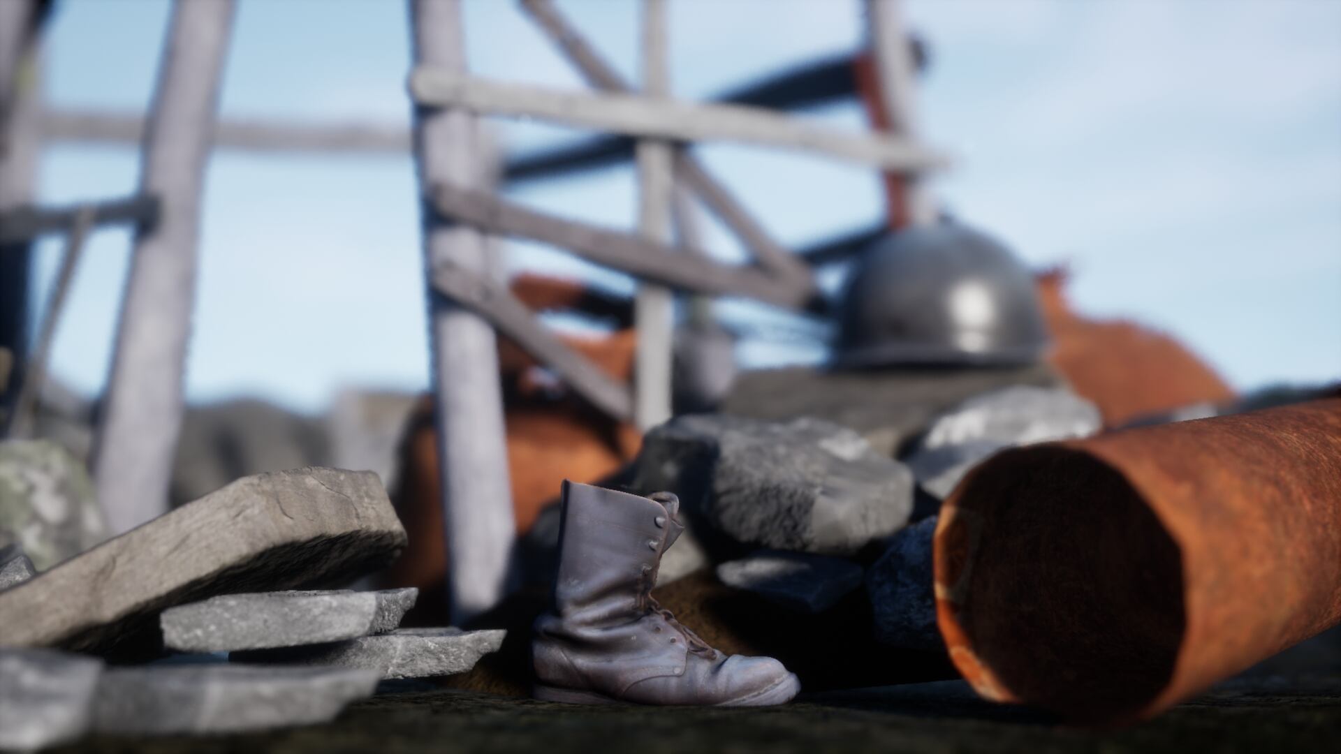 Los objetos que se pueden "tocar" en Pisar Malvinas.