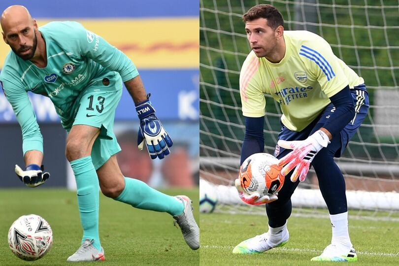 Willy Caballero y Emiliano Martínez, los arqueros que definirán la Copa FA en Inglaterra.