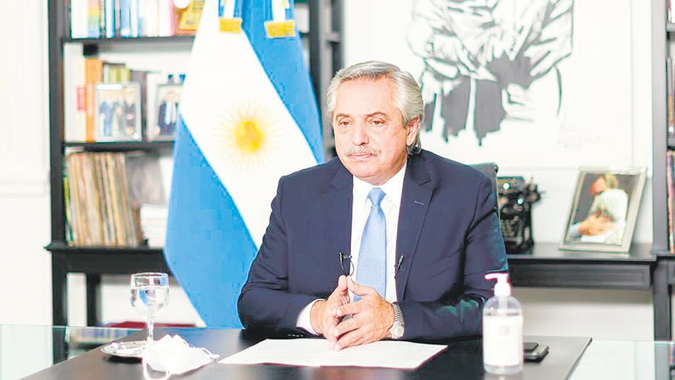 El presidente Alberto Fernández.