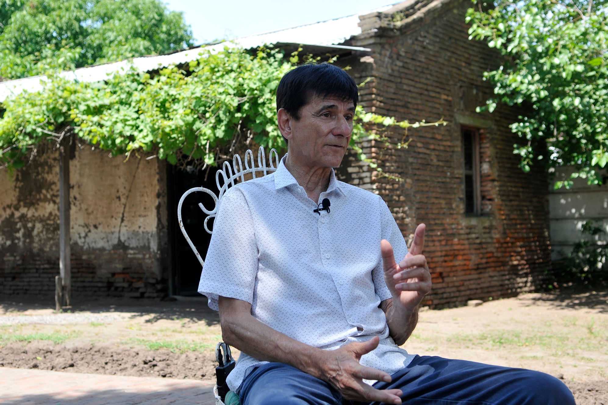 “Soy un negro de abajo sin estudios que pudo hacer cosas para los que sufrieron lo que yo sufrí", dijo el "Chinchu" Gasparini.