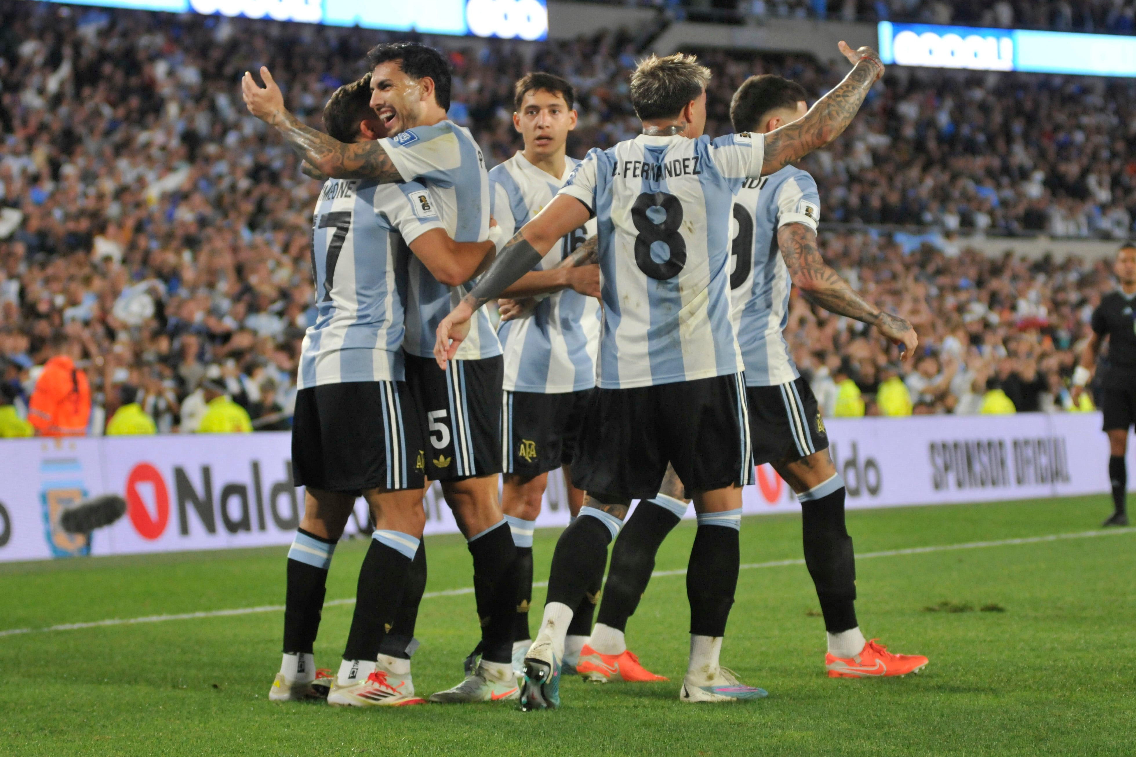 seleccion argentina brasil gianluca simeone 4 gol -26/03/2025