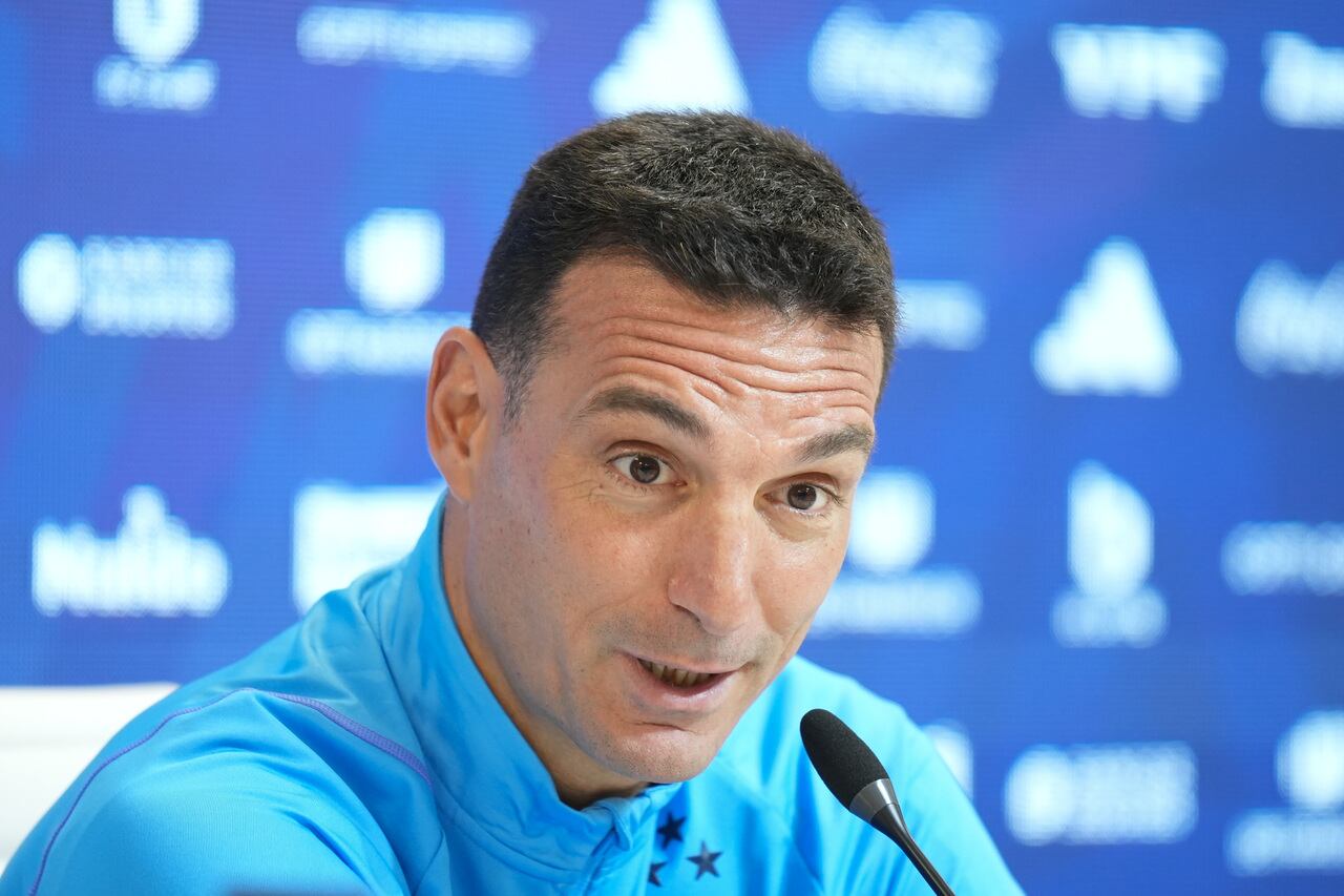 Lionel Scaloni, entrenador de la Selección. 
