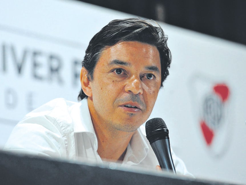 Marcelo Gallardo, entrenador de River.