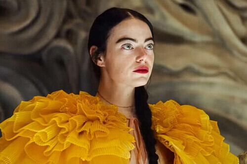 Emma Stone en el papel de Bella Baxter.