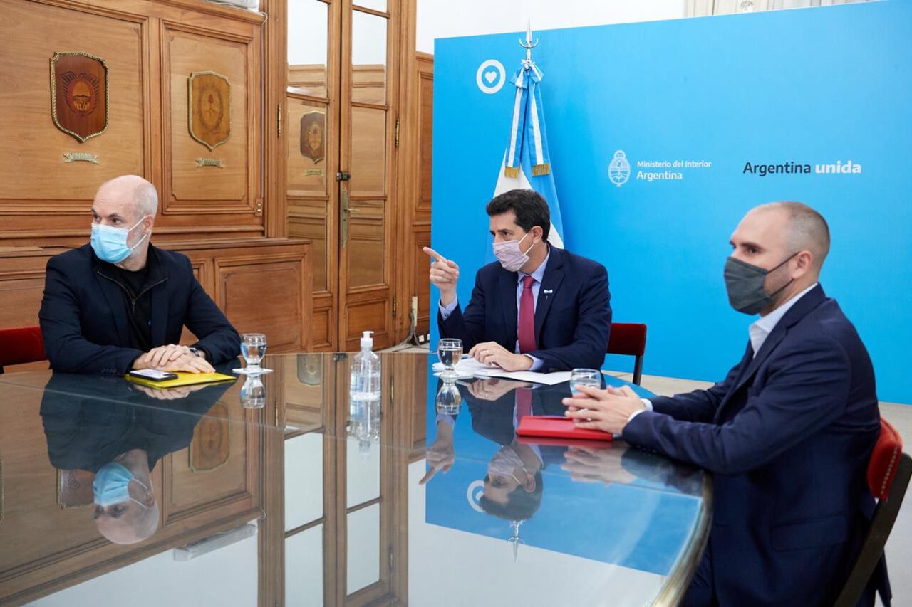 Larreta, De Pedro y Guzmán.