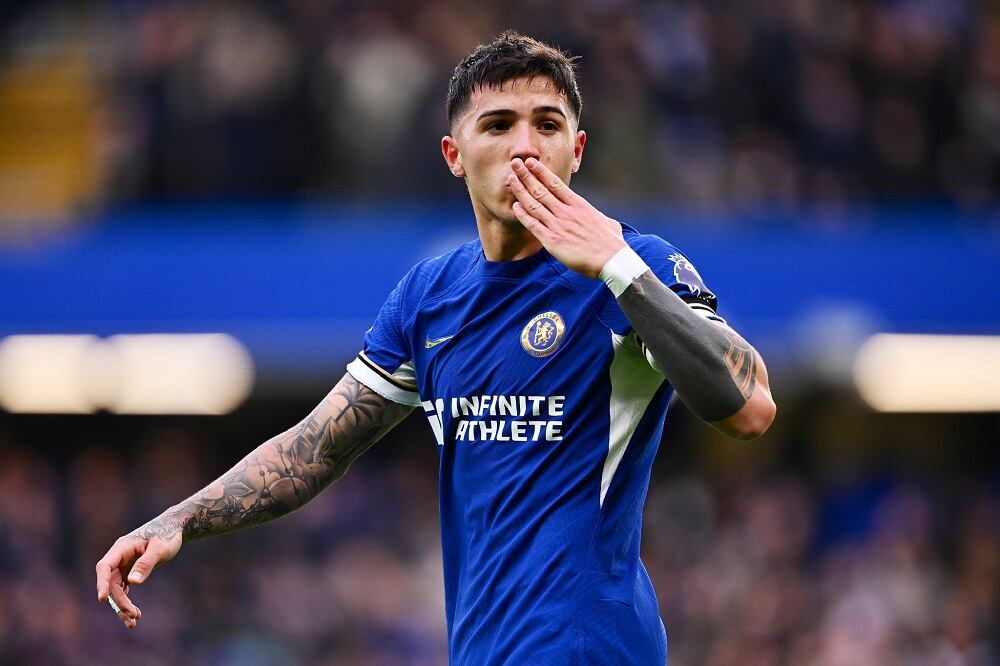 Enzo consiguió un doblete por primera vez desde que llegó a Inglaterra