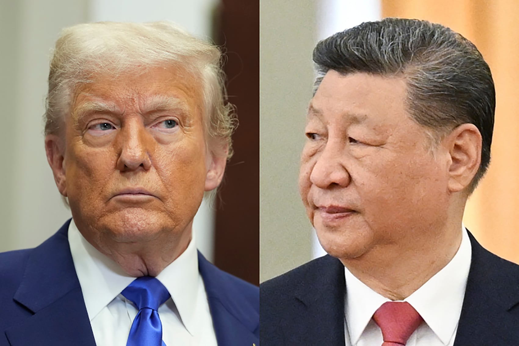 Donald Trump dijo que la relación con su par chino, Xi Jinping, es "muy, muy buena"
