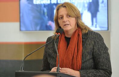 Viglione hoy es la responsable de la formación de los futuros policías de la Provincia.