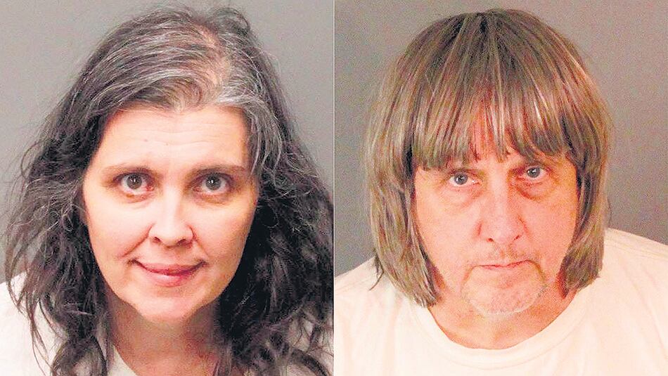 Louise Anna, de 49 años, y su esposo David Allen Turpin, de 57, los padres de “la perfecta familia”.