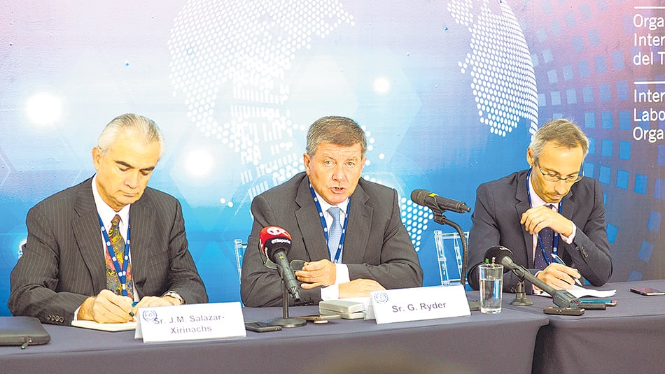 “América latina está en una situación preocupante en materia de desempleo”, indicó Guy Ryder, titular de la OIT.