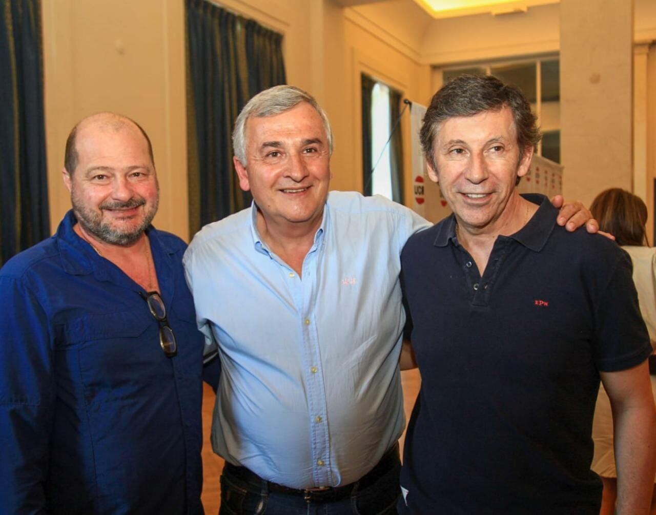 Walter Carusso, Gerardo Morales y Gustavo Posse. 