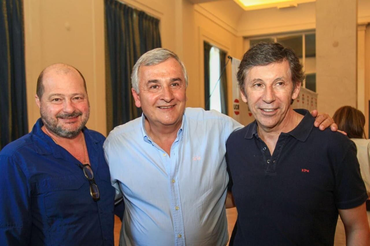 Walter Carusso, Gerardo Morales y Gustavo Posse.