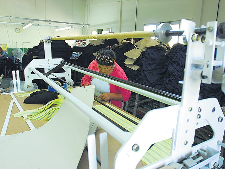 El rubro textil tuvo un muy mal año en 2016 al igual que el resto de los bloques industriales.