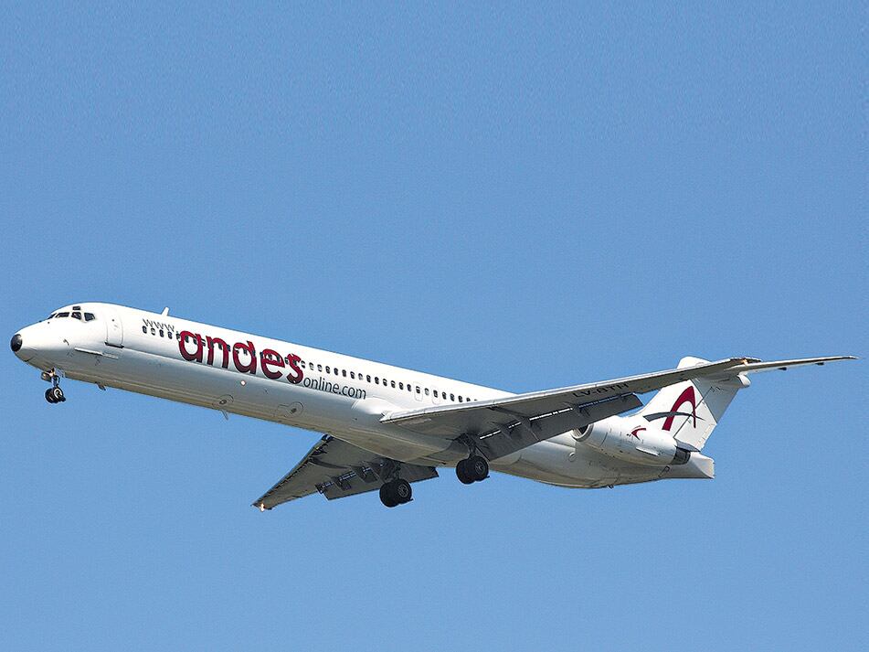 Andes es la única de las tres líneas aéreas que ya se encuentra operando vuelos regulares.