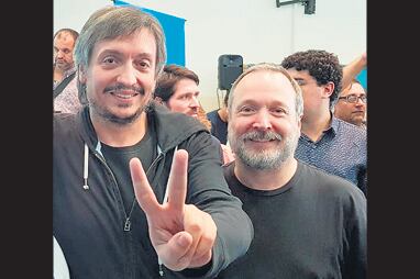 Máximo Kirchner y Martín Sabbatella