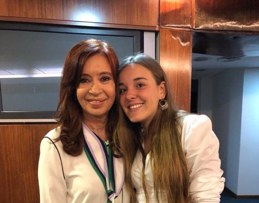 La foto que Celeste Giardinelli subió a Twitter. 