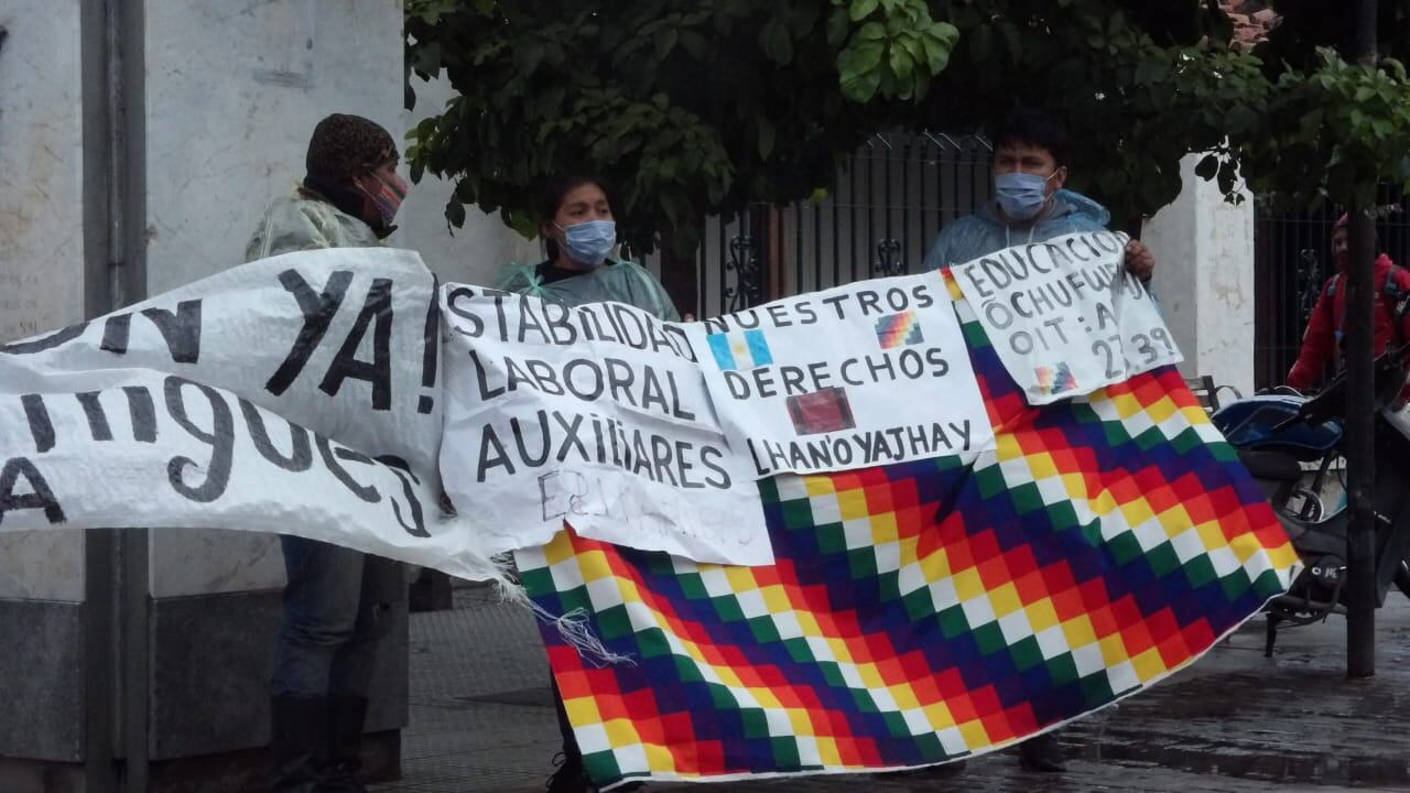Manifestación en el microcentro salteño