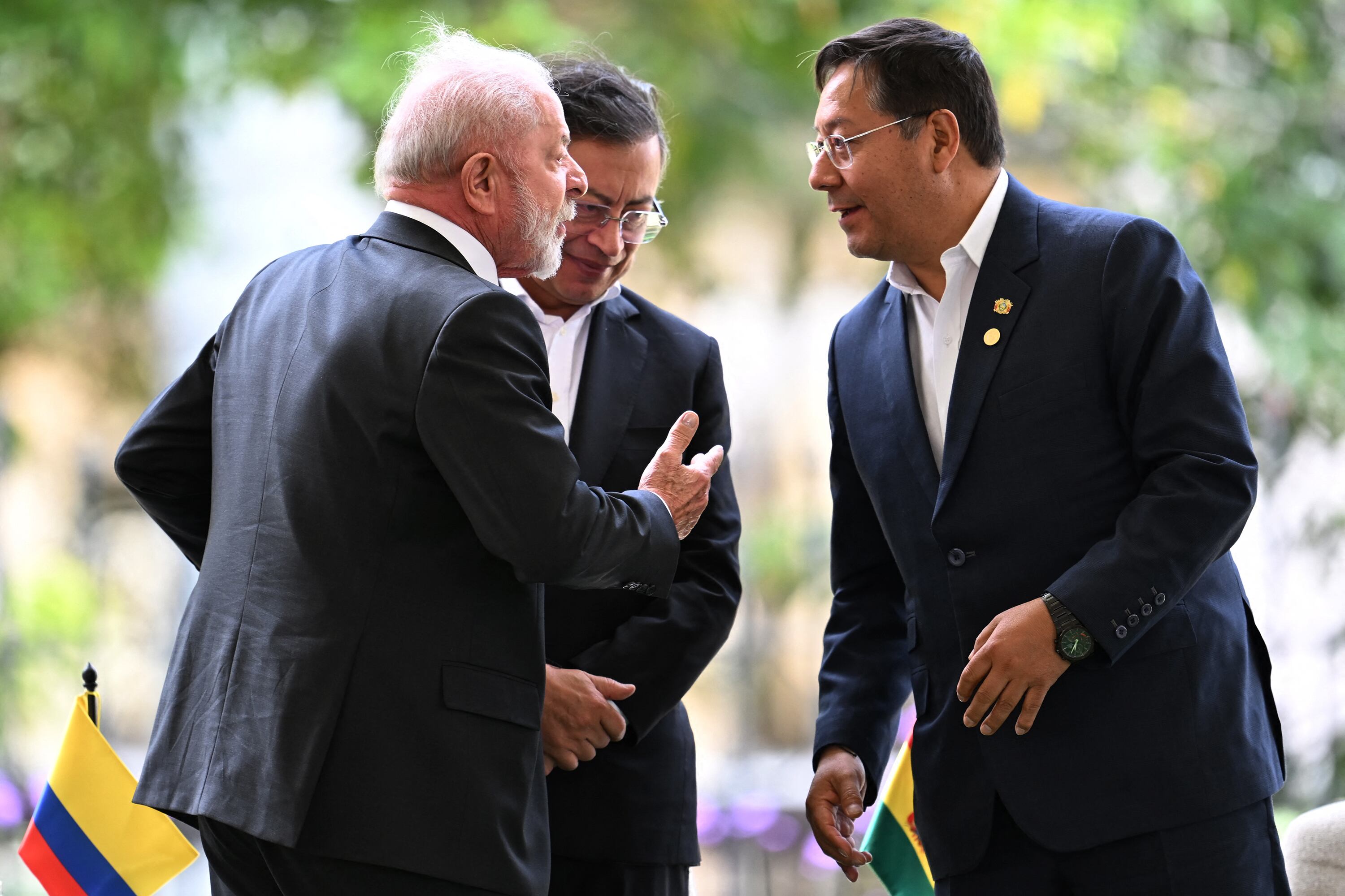 Lula, Petro y Arce en Bogotá.