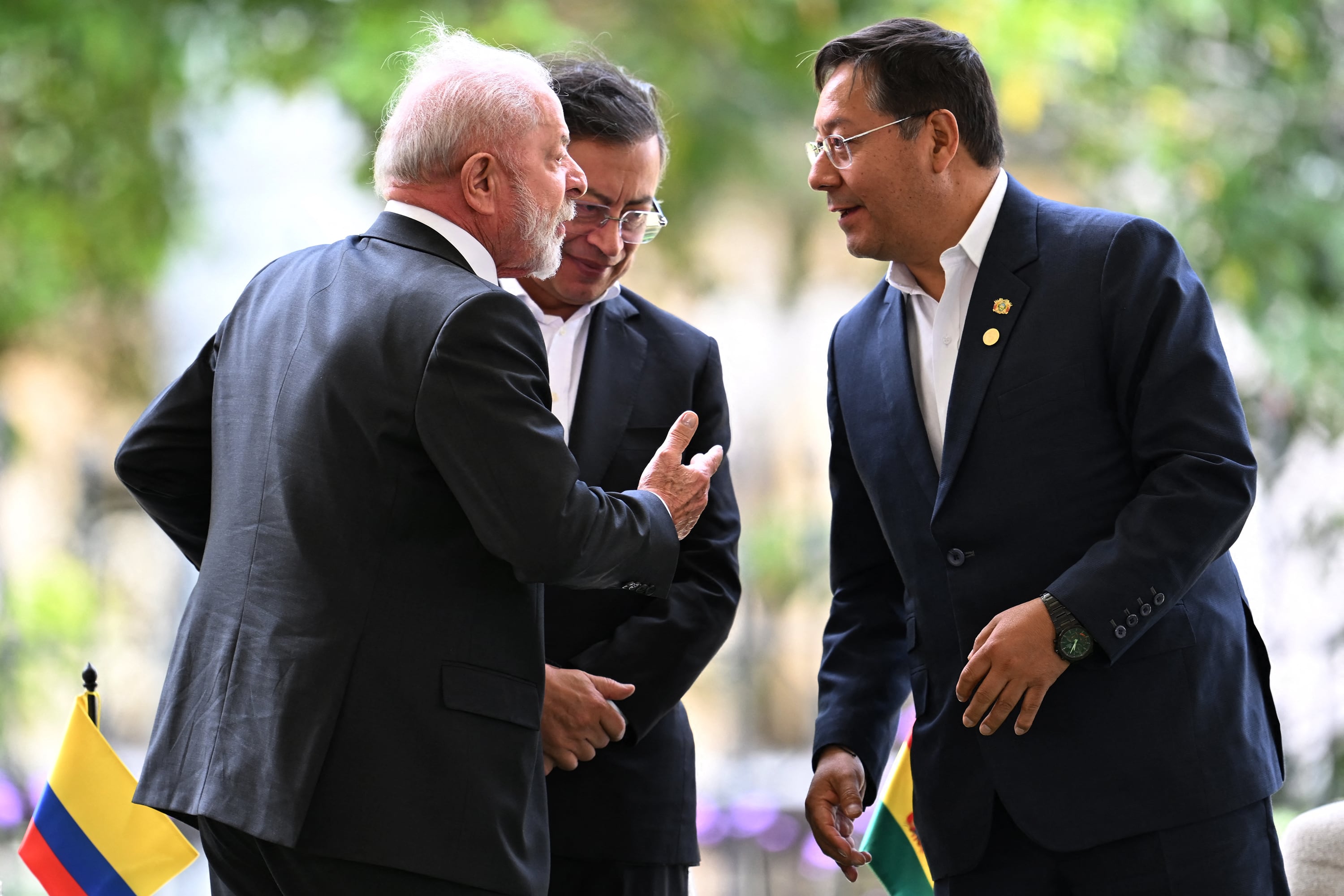 Lula, Petro y Arce en Bogotá.