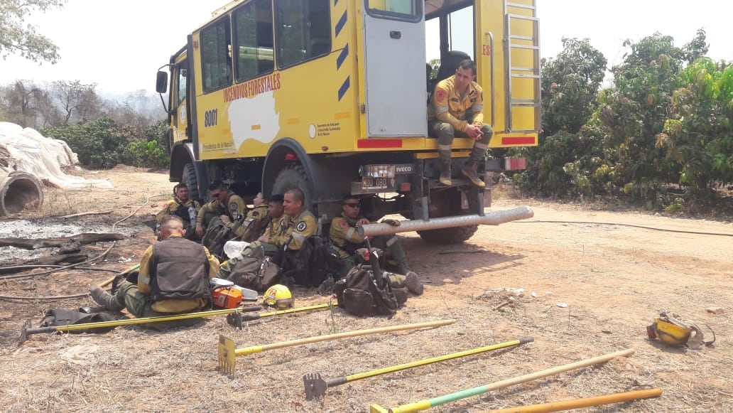 Un descanso. En el paraje El Bananal, Jujuy.  
