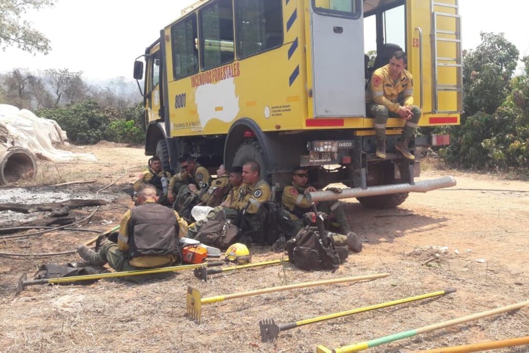 Un descanso. En el paraje El Bananal, Jujuy.