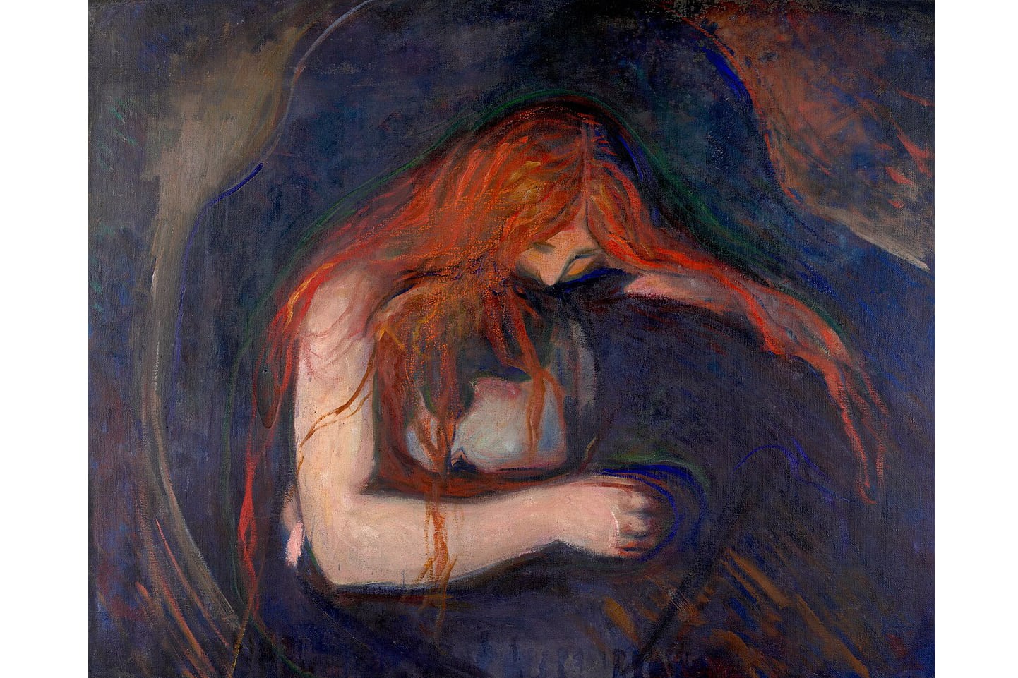 Amor y dolor, de Edvard Munch.