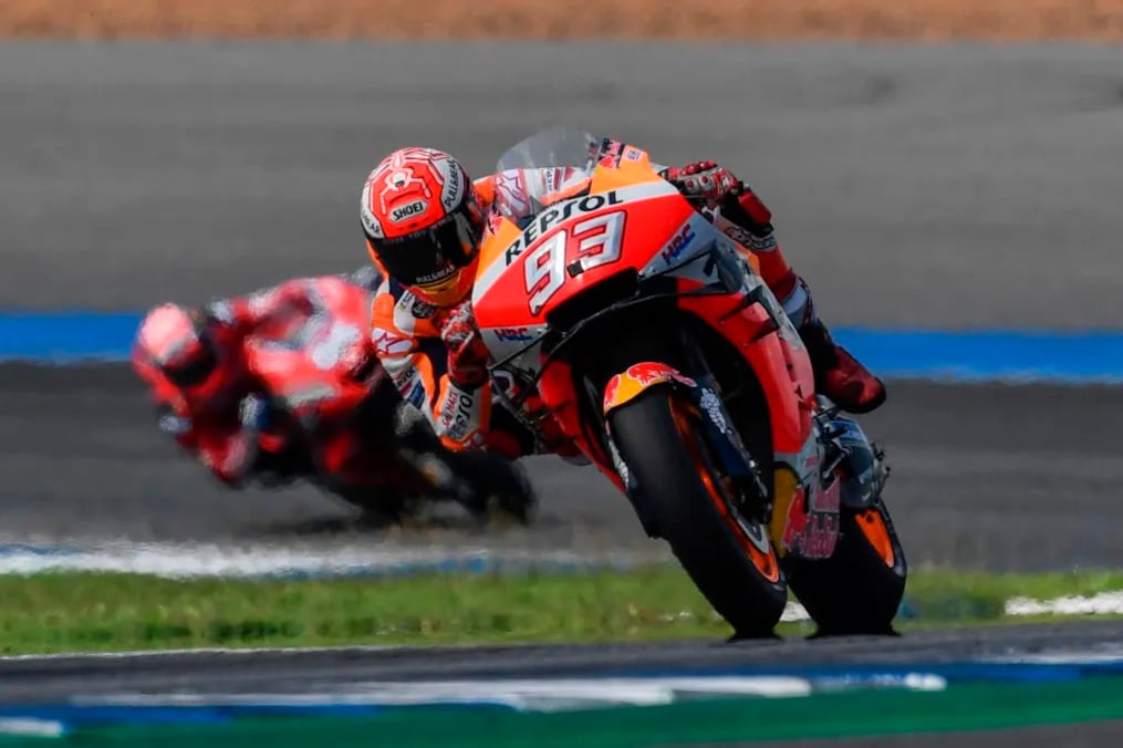 Márquez se frecturó el domingo en Jerez de la Frontera y este fin de semana volverá a correr en el mismo circuito.